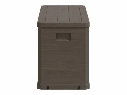 Caja de almacenamiento para jardín marrón de 280 l Marru00f3n Outlet