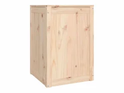 Caja de lavandería 44x44x66 cm Madera maciza de pino^ New