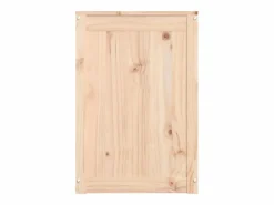 Caja de lavandería 44x44x66 cm Madera maciza de pino^ New