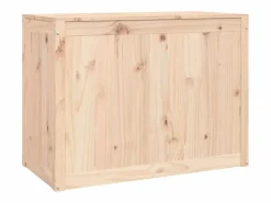 Caja de lavandería 88,5x44x66 cm Madera maciza de pino^