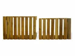 Caja de manzanas de jardín para plantar de madera de acacia^Clicnbuy Best