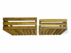 Caja de manzanas de jardín para plantar de madera de acacia^Clicnbuy Best