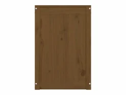 Caja de ropa marrón miel 88,5x44x66 cm Madera maciza de pino Marru00f3n Best