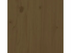 Cesto De Ropa|Caja de ropa marrón miel 44x44x66 cm Madera maciza de pino