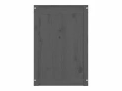 Caja de ropa sucia 88,5x44x66 cm Madera maciza de pino Gris Hot