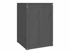 Cesto De Ropa|Caja de ropa sucia 44x44x66 cm Madera maciza de pino