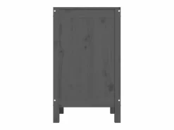 Caja de ropa sucia 44x44x76 cm Madera maciza de pino^ New