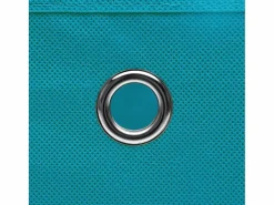 Cajas de almacenaje con tapa 4 uds 28x28x28cm celeste Azul Clearance