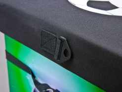 ebuy24 Cesta|Cajas de almacenamiento Fabo, bolsa refrigeradora, taburete, con tapa, , blanco, verde.