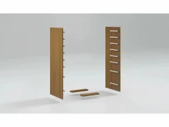 vidaxl Cajonera con ruedas MOSS madera maciza de pino Blanco Sale