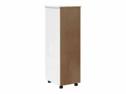 vidaxl Cajonera con ruedas MOSS madera maciza de pino Blanco Sale