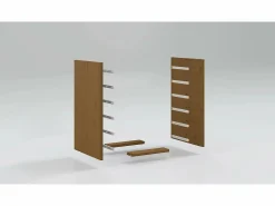 vidaxl Cajonera con ruedas MOSS madera maciza de pino Blanco Best