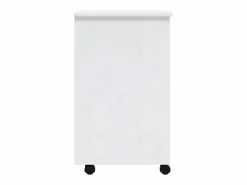 vidaxl Cajonera con ruedas MOSS madera maciza de pino Blanco Best