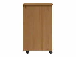 Cajonera con ruedas MOSS madera maciza pino marrón miel^vidaxl Online