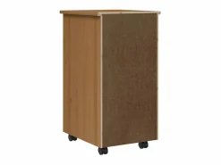 Cajonera con ruedas MOSS madera maciza pino marrón miel^vidaxl Online