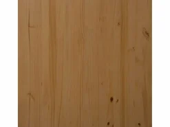 vidaxl Cajonera con ruedas MOSS madera maciza pino marrón miel Color natural claro Outlet