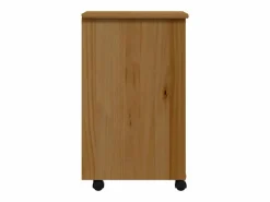 Cajonera con ruedas MOSS madera maciza pino marrón miel^vidaxl Sale