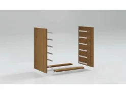 vidaxl Cajonera De Escritorio|Cajonera con ruedas MOSS madera maciza de pino