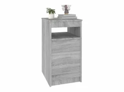 vidaxl Cajonera de madera contrachapada Sonoma 40x50x76 cm Gris New
