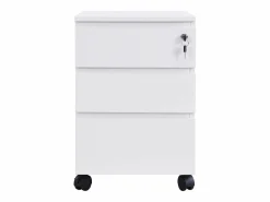 Vente-unique Cajonera De Escritorio|Cajonera de oficina con 3 cajones en color - OLBERDA