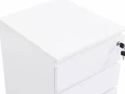 Vente-unique Cajonera De Escritorio|Cajonera de oficina con 3 cajones en color - OLBERDA