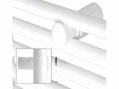 LuxeBath Calentador de radiador de calefacción secador de toallas de baño 600x1800mm Blanco New