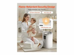Calentador de Toallas SucceBuy 20 L, Cubo Secatoallas para Baño Spa, con Pantalla LED, Regulación de Temperatura, Bloqueo de Seguridad^ Sale