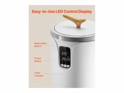 Calentador de Toallas SucceBuy 20 L, Cubo Secatoallas para Baño Spa, con Pantalla LED, Regulación de Temperatura, Bloqueo de Seguridad^ Sale