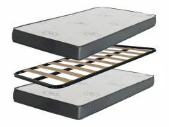 Cama + elevable aglomerado con somier 105/90 cm^ Sale