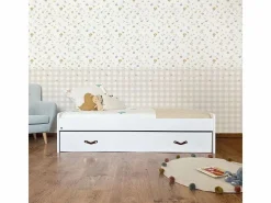 Cama Nido|Cama + elevable aglomerado con somier y colchones 105/105 cm