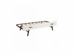Cama + elevable aglomerado con somier 90/90 cm Blanco Best