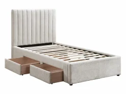 Cama 90 x 190 cm con 2 cajones en tela - SARAH^Vente-unique Hot