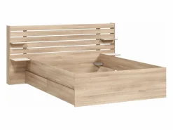 Vente-unique Cama Con Almacenaje|Cama 140 x 190/200 cm con 4 cajones color natural - TENALIA II