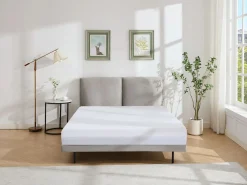Cama 140 x 190 cm en terciopelo y color - IBEDIA^Vente-unique Online