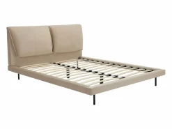 Cama 140 x 190 cm en terciopelo color - IBEDIA^Vente-unique Clearance