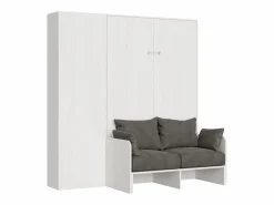 Cama abatible 120 vertical Kentaro Sofà con columna Fresno - ALESSIA 20^ITAMOBY Discount