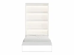 Vente-unique Cama Abatible|Cama abatible 120 x 200 cm apertura vertical manual con leds - RAPILI