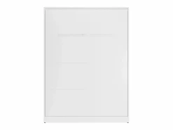 Vente-unique Cama abatible 160 x 200 cm apertura vertical manual con leds - RAPILI Blanco Hot