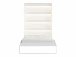 Cama abatible 140 x 200 cm apertura vertical manual con leds - RAPILI^Vente-unique Outlet