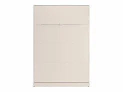Vente-unique Cama abatible 140 x 200 cm apertura vertical manual con leds - RAPILI Beige Online