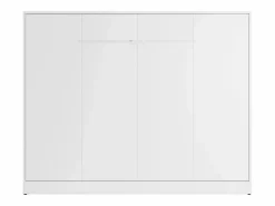 Vente-unique Cama Abatible|Cama abatible 140 x 200 cm apertura horizontal manual con luces LED - RAPILI