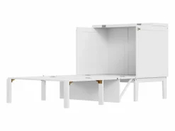 ModernLuxe Cama Abatible|Cama abatible de madera 90x200 cm - con somier -