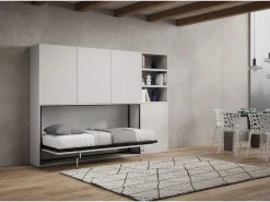 ITAMOBY Cama abatible individual horizontal Kando composición F Fresno Blanco Clearance