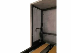 ITAMOBY Cama Abatible|Cama abatible individual horizontal Kando Nogal