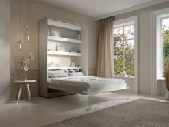 Cama abatible queen size 160 x 200 cm apertura vertical con leds - RAPILI^Vente-unique New