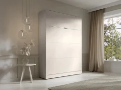 Cama abatible queen size 160 x 200 cm apertura vertical con leds - RAPILI^Vente-unique New