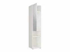 Cama abatible vertical 140 x 200 cm beige 2 armarios + espejo + colchón - RAPILI^Vente-unique Discount