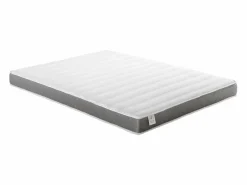 Vente-unique Cama Abatible|Cama abatible vertical 140 x 200 cm beige 1 armario + colchón - RAPILI