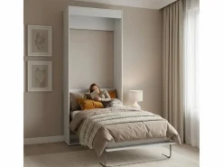 Cama Abatible|Cama abatible vertical aglomerado melaminizado 90x190cm