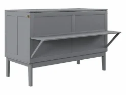 DripeX Cama Abatible|Cama abatible 140x200 cm - Con estructura de láminas - Madera - Carga máx. 200 kg -